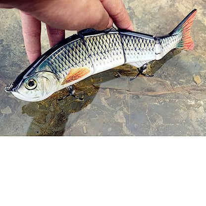 Fishing Lure Swimbait Crankbait Trout Bass Catfish Muskie Bait Fishing Accessories Fishhook Hunting - color: Minow-10''-1PCS-A