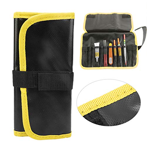 Fishing Tackle Bags,Soft Side Fishing Tackle Box Storage Bag,Compact Fishing Tackle Bag,Fishing Tackle Storage Bag Portable Lure Tool Fishing Gear Accessories Protective Bag(Yellow)