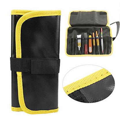 Fishing Tackle Bags,Soft Side Fishing Tackle Box Storage Bag,Compact Fishing Tackle Bag,Fishing Tackle Storage Bag Portable Lure Tool Fishing Gear Accessories Protective Bag(Yellow)