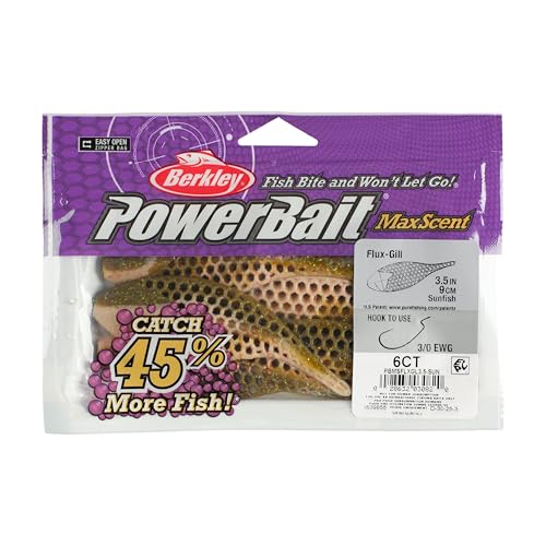 Berkley PowerBait MaxScent Flux-Gill - color: Sunfish, size: 3 1/2"