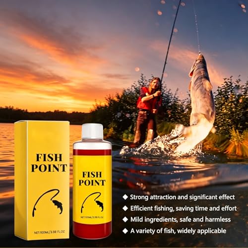 Concentrated Fish Attractant Liquid, Fast-Acting Red Worm Spray Bait Scent Additive, Powerful Fishing Lure Enhancer Trout, Panfish, Freshwater Lake River Fishing, Improve Bite Response - color: 2 bottles