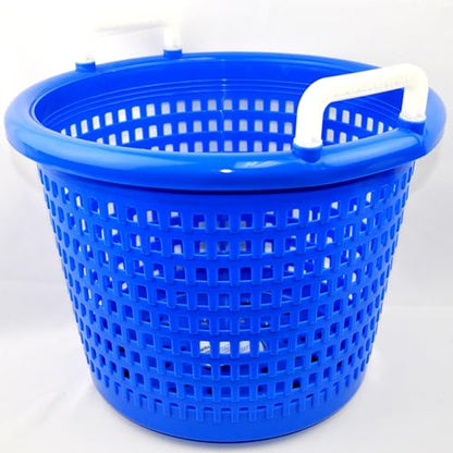 Handy Basket - Blue for Fishing, Laundry, heavy duty, hold up 40 lbs, can take hot and cold condition, used by commercial fishermen for decades.