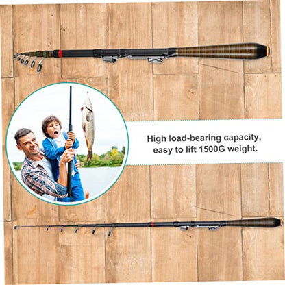 Fishing Pole Carbon Sea Rod Bass Fishing Tenkara Rod Smooth Guide Ring Non-Slip Grip