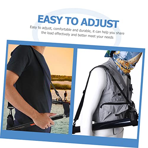Adjustable Fishing Rod Holder Strap Lightweight Carrying Belt for of Fishing Poles Convenient Rod Fixing Band for All Anglers