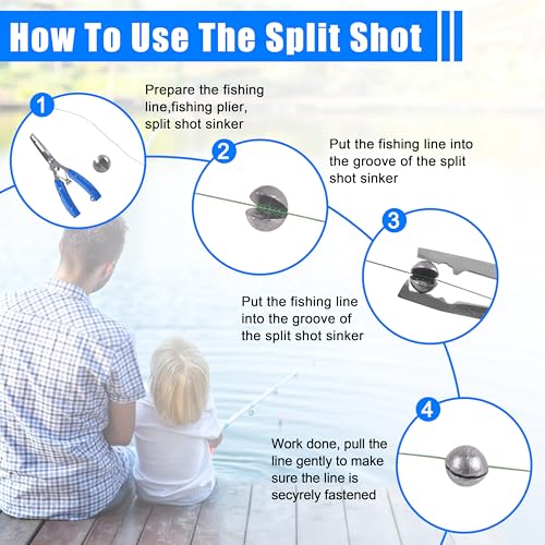 Fishing Weights Sinkers, 77pcs Drop Bass Weights Sinker Saltwater Casting Fishing Sinkers Assortment Set Pyramid Sinker Bullet Worm Weight Catfish for Freshwater Surf Fishing