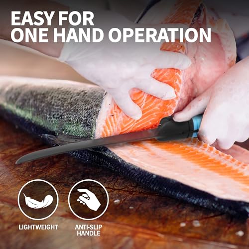 Mossy Oak Fillet Knife, 5.5'' Folding Fillet Knife with Razor Sharp 5Cr15 Stainless Steel Blade, Non-Slip Handle, Protective Sheath, Rust & Corrosion-Resistant Filet Knives for Fish Filleting & Boning - size: 5.5 inch