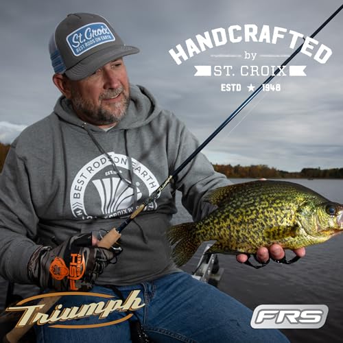 St. Croix Rods Triumph Spinning Rod, TSR, Durably Sensitive with Impressive Power, High Performing Spinning Rod - style: 6'0" Medium-light/Fast 1 Pc.