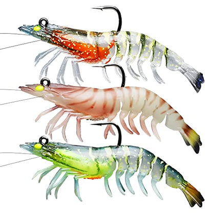TRUSCEND Duramax Pre-Rigged Saltwater Fishing Lures with BKK Jig Hooks, Easy Catch 10X Tear-Resistant TPE Soft Swimbait for Redfish Grouper Striper Bass Trout Crappie Walleye, Weedless Freshwater Bait - color: A-3.5"-0.4oz