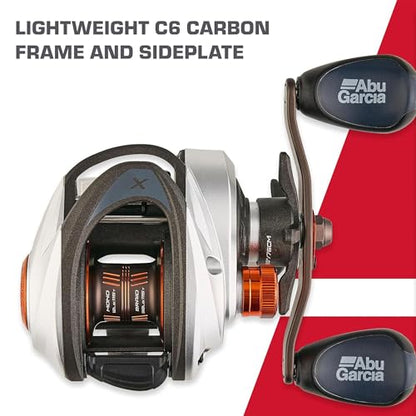 Abu Garcia Revo X Low Profile Baitcast Fishing Reel - style: New Model - Wide Spool - Left Hand
