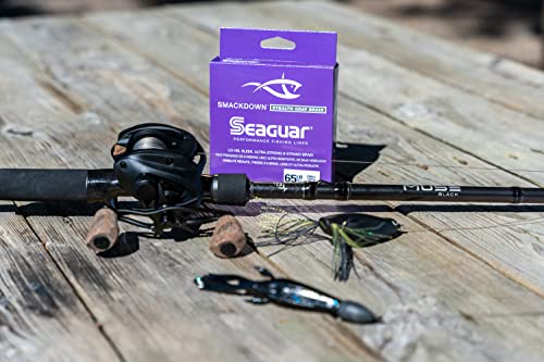 Seaguar Smackdown Low Visibility Braided Fishing Line, Stealth Gray, Multiple Sizes - size: 15lbs/300yds