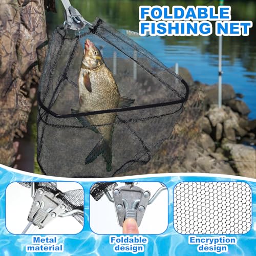51 Pcs Fishing Rods Combo 6.89ft Telescopic Freshwater Pole Set with Plier Lip Gripper Lures Carrier Bag Pre Loaded Spinning Reel with Freshwater Rod Reel Kit Father Men Gift - color: Blue