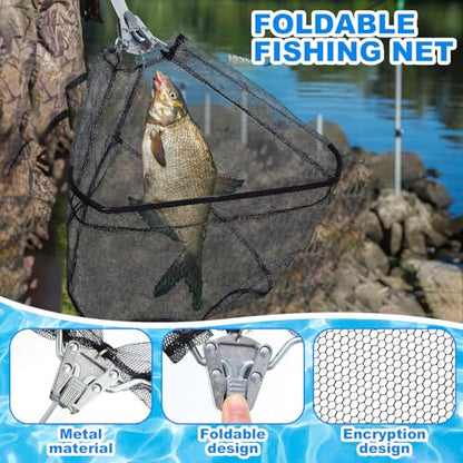 51 Pcs Fishing Rods Combo 6.89ft Telescopic Freshwater Pole Set with Plier Lip Gripper Lures Carrier Bag Pre Loaded Spinning Reel with Freshwater Rod Reel Kit Father Men Gift - color: Red