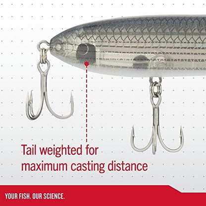 Berkley Cane Walker Saltwater Fishing Hard Bait - color: Black Chrome, size: 4 3/10in - 110 (5/7 oz)