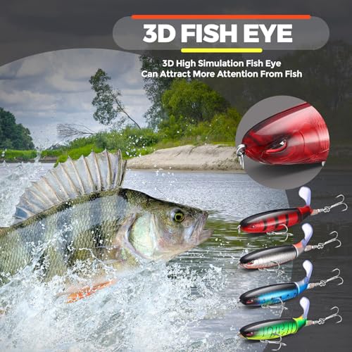 Talltalk 16 Pcs Fishing Lures for Bass Trout Perch Freshwater Trout Perch Freshwater Swimming Fishing Bait Swimbaits for Bass Slow Sinking Lifelike Fish Kit - style: Rotating Tail