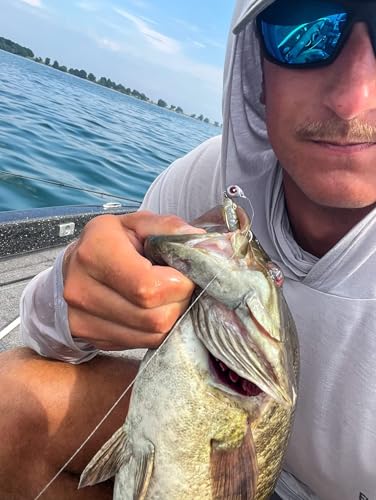 Weedless Jig Head, Swimbait Jig Heads, Texas Rig Compatible | For Bass, Walleye, 10 and 30 Pieces, Assorted Weights (BFS and Heavier Weights), Tackle Gift - style: Bfs Assorted 30 Pack (1/16oz, 3/32oz, 1/8oz)