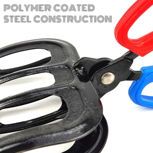 3 Claw Fish Gripper,Fish Claw Gripper, Metal Fish Control Clamp,Multifunctional Three Teeth Fishing Pliers Gripper,Fish Fishing Accessories, Black