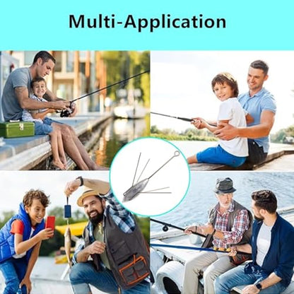 5 Pcs Sputnik Sinker Fishing Weights Lead Surfing Casting Spider Sinkers Long Tail Fishing Equipment for Catfish Saltwater Beach Sand Ocean - size: 2oz - 5pcs