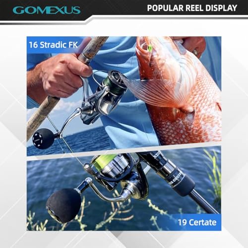GOMEXUS Power Knob Compatible for Shimano Daiwa Spinning Reel Fishing Reel Handle Knob - color: EVA Silver