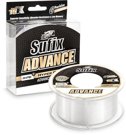 Sufix Advance Monofilament Fishing Line - color: Clear