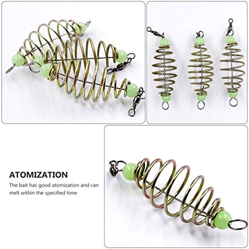 24Pcs Fishing Bait Trap Cage Feeder Basket Holder Coarse Lure Feeder Carp Lure Fish Accessories