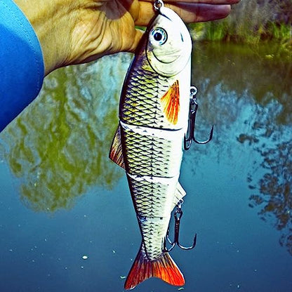Fishing Lure Swimbait Crankbait Trout Bass Catfish Muskie Bait Fishing Accessories Fishhook Hunting - color: Minow-10''-1PCS-A