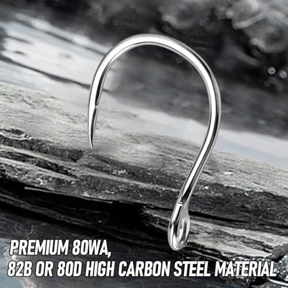 Alwonder Fishing Circle Hooks 5X Strong Catfish Octopus Livebait Hooks, High Carbon Steel Welded Fishing Hook Jigging Replacement Hook for Freshwater Saltwater Trolling Tackle Tuna, Marlin, Wahoo - size: #7/0 - 5 Pack