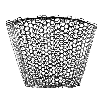 Dr.Fish Fishing Landing Net Replacement Rubber Fishing Net Without Handle Foldable Mesh Netting for Freshwater Saltwater - color: Black, size: G-70.87'' Girth(23.62'' Dia, 13.8*7.9" Depth)