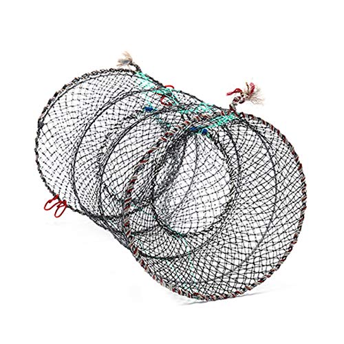 Zkenyao-net Fishing 1pc Fishing Collapsible Trap Cast Keep Net, Crab Crayfish Lobster Catcher Pot Trap Fish Net, (Color : Size 3) - color: Size 3