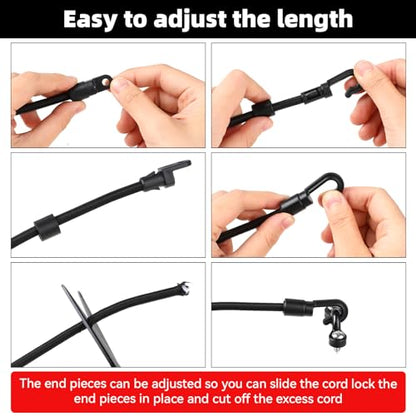 Rod Straps for Boat Deck, 12 Inches Fishing Rod Holder Straps Deck Mount Fishing Boat Rod Connector Boat Tie Down Straps Fishing Pole Straps for Kayak, Bass Boat Accessories, Marine Fishing Supplies