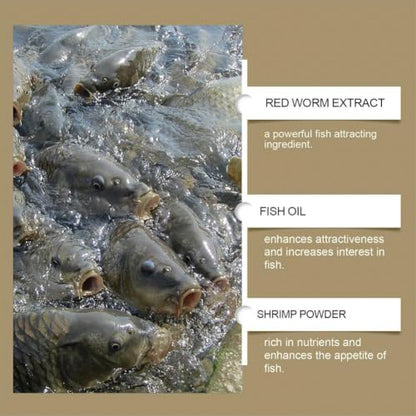 100ml Concentrated Fish Point Liquid, Fast-Acting Fishing Attractant, Improves Bite Response, Red Worm Liquid, Fishing Scent Enhancer for Trout, Panfish, Freshwater and More - size: 1 pcs