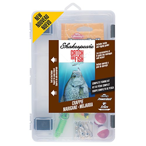 Shakespeare Catch More Fish Spinning Reel and Fishing Rod Combo with Kit - color: Crappie, style: Old Model