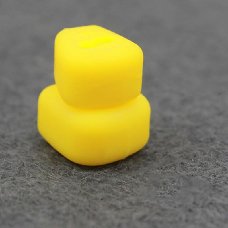 100pcs Floating Corn Beads High Buoyancy Fake Bait Sweetcorn for Carp Hair Rigs Artificial Soft TPE Trout Fishing Lures