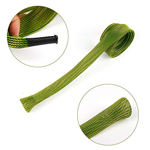 12Pcs Rod Sock Fishing Rod Sleeve, Cover Braided Mesh Rod Protector Pole Gloves Fishing Tools. Flat or Pointed End/Spinning or Casting. for Casting Sea Fishing Rod/Spinning