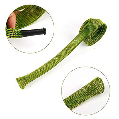 12Pcs Rod Sock Fishing Rod Sleeve, Cover Braided Mesh Rod Protector Pole Gloves Fishing Tools. Flat or Pointed End/Spinning or Casting. for Casting Sea Fishing Rod/Spinning