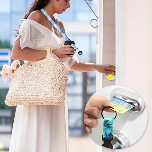 MNGARISTA Cruise Lanyards, Adjustable Lanyard with Retractable Reel, Waterproof ID Badge Holder for All Cruises Ships Key Cards, 2pack - color: Sea Turtle