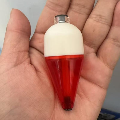 Double X Tackle A-Just-A-Bubble Water-Injected Fishing Float Red and White