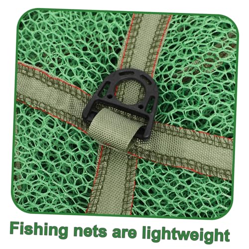VANZACK Fishing Cage Basket Collapsible Nylon Fish Baskets, Fishing Net Shrimp Net Fish Keeping Net for Minnows,Crab,Shrimp,Crawfish