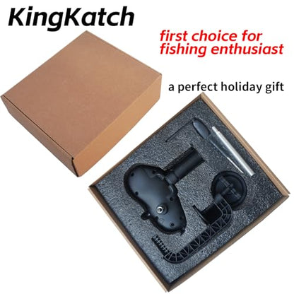 Black Pig-Shaped Fishing Line Winder Spooler, All-in-One Portable Fishing Reel Spooling Station for Spinning, Casting Reels, Clamp-on Rod or Desk Mount, Anti-Twist, Multi-Function, - size: RXQ-XZ