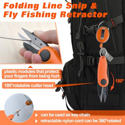SPEEDWOX Fishing Pliers Hook Remover - Saltwater Gear With Line Cutter, Crimping Tool, Clippers, Pistol Grip Split Ring - style: 7PCS