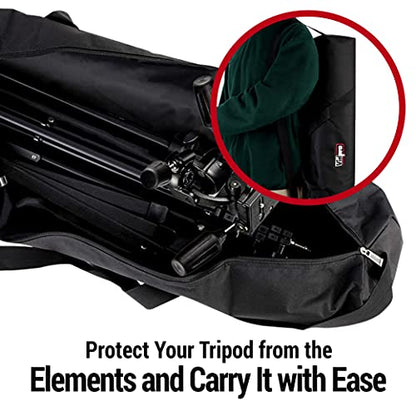 VidPro 35 inch Tripod Carrying Case with Strap for Bogen-Manfrotto, Sunpak, Vanguard, Slik, Giottos and Gitzo Tripods - size: 35" Long