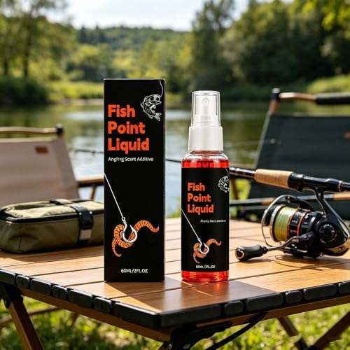 Fish Attractant Liquid Mist - Natural Fishing Bait Scent Additive Spray | Natural liquid fish attractant enhances bait scent to help draw fish for freshwatter and saltwater fishing.