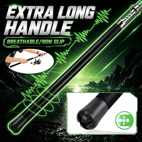 Sougayilang Big Game Spinning Combo – 7ft MH 2-Piece Rod, 33LB Drag, 6.2:1, 12+1 Bearings, 4000 Reel for Catfish, Pike, Carp – Heavy Duty Lake & River