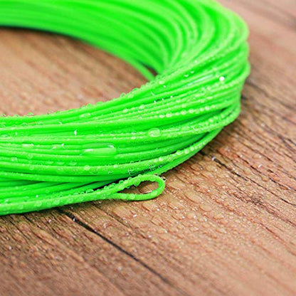 Maxcatch Fly Line Floating Shooting Line/Running Line with Front Loop, 20LB/30LB, .026’’ .032’’ .037’’ .042’’ - color: Lime Green, size: 0.037’’ / 20lb