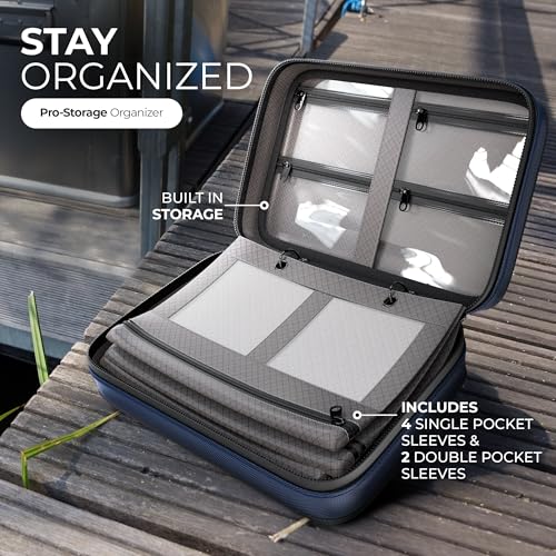 Reaction Tackle Deluxe Bait Binder, Water Resistant Soft Bait Storage System for Soft Plastics and Rigs with Zippered Sleeves, Deluxe Bait Binder - size: Deluxe Bait Binder