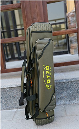 3 Layers Pro Gear Fishing Tackle Storage Bag Portable Fishing Rod Carrier Reel Bags Fish Pole Tools Soft Case with Shoulder Strap&Handles (3 layers/120cm-47.2inch) - size: 3 layers/120cm-47.2inch