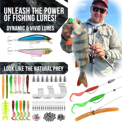 PLUSINNO Fishing Backpack with Tackle Boxes, Waterproof Fishing Sling Tackle Bag For Fishing Gear With Rod Holder, Fishing Gifts for Men With Fishing lures, Fishing pliers. - color: Black Fishing Backpack With Fishing Tools