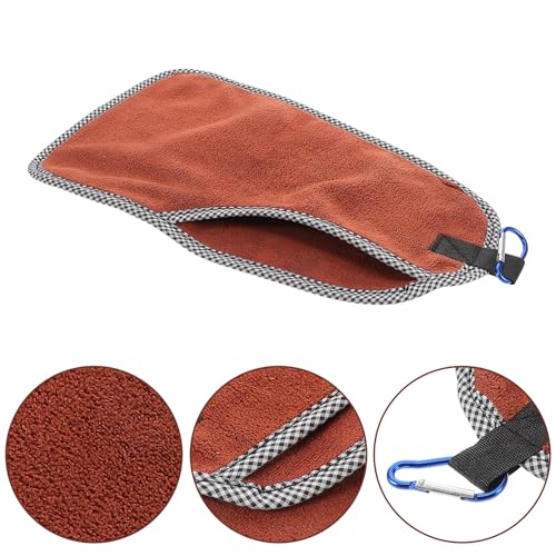 Veemoon Fishing Towel with Carabiner Quick Dry Microfiber Hand Towel for Saltwater Fishing Gear Outdoor Camping Hiking Fish Cleaning Accessories