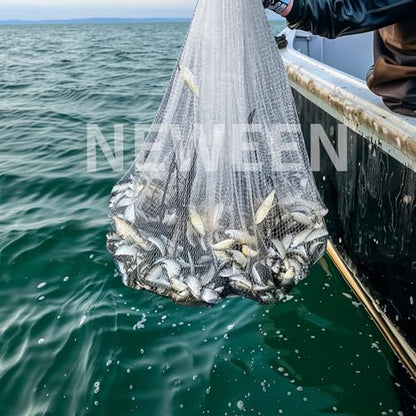 Neween Cast Net for Fishing with Shrimp Cage, American Freshwater Saltwater 3/4/5/6/7/8/9/10Ft Radius Casting Net Bait Trap Fish, Heavy Duty Zinc Sinker, 3/8 Inch Mesh Size - style: 8ft (240cm) Radius