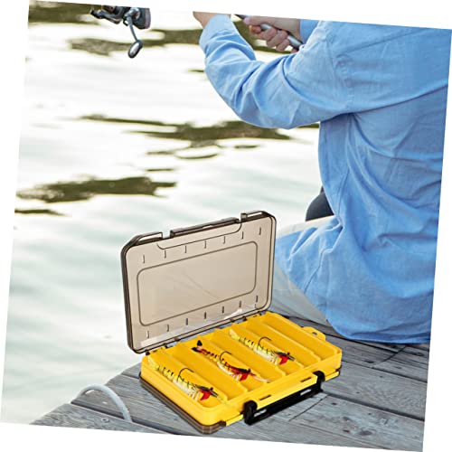 BESPORTBLE 2pcs Fishing Lure Case Drainage for Bass High-grade Organize Baits Fishing Bait Storage