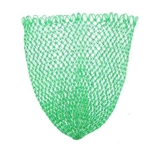 Fishing Net Replacement Netting Fishing Landing Net Replacement Net for Freshwater Saltwater Fishing Green 6 Sizes - color: Diameter 14inch/35cm